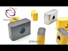 कास्ट एंड फोर्जेड स्टील चिप ब्रेकर टंगस्टन कार्बाइड 90.4 एचआरए आईएसओ 14001 डालने