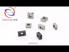 गैर लेपित पी 35 कार्बाइड मिलिंग आवेषण 90.5 एचआरए कार्बाइड आवेषण इस्कार की जगह के लिए