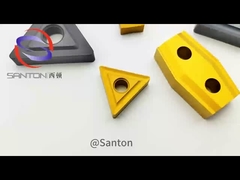 ठोस कार्बाइड छेद बनाने के लिए सीएनसी K05 सीवीडी लेपित छीलने वाले आवेषण