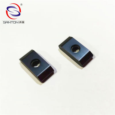 खरीदें K30 92.5HRA उच्च शक्ति कार्बाइड मिलिंग सम्मिलन YG10X पीवीडी लेपित online manufacture