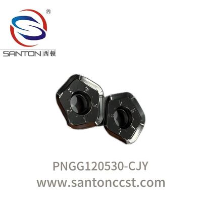 अच्छी कीमत स्टेनलेस स्टील प्रोसेसिंग के लिए 90.5 HRA कठोरता और P30 ग्रेड वाले हाई फीड मिलिंग इंसर्ट ऑनलाइन